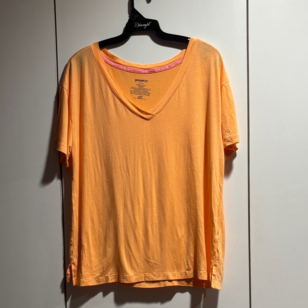 Women's Orange Short Sleeve Tee
